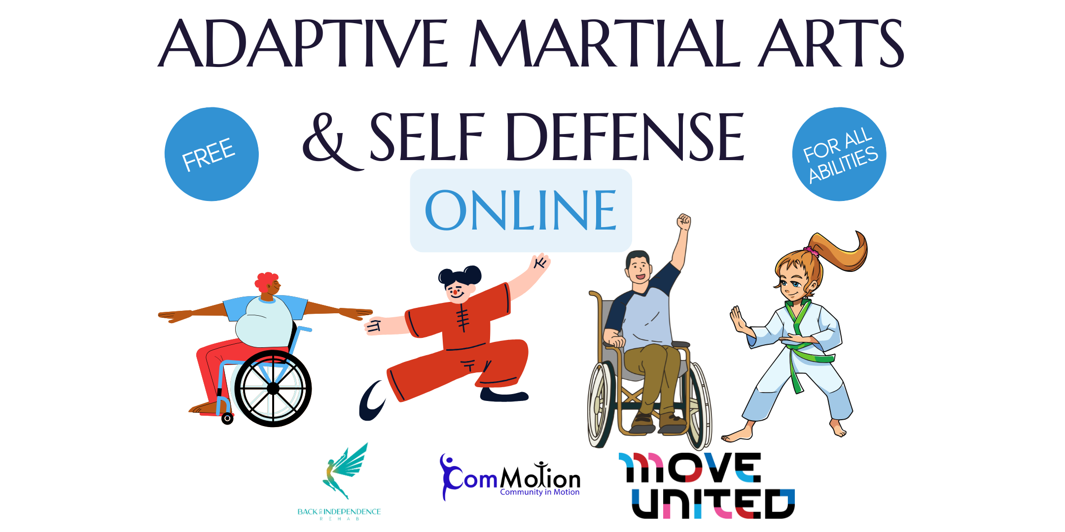 Adaptive Martial Arts Online 2025 event image Adaptive Martial Arts Online 2025 event image